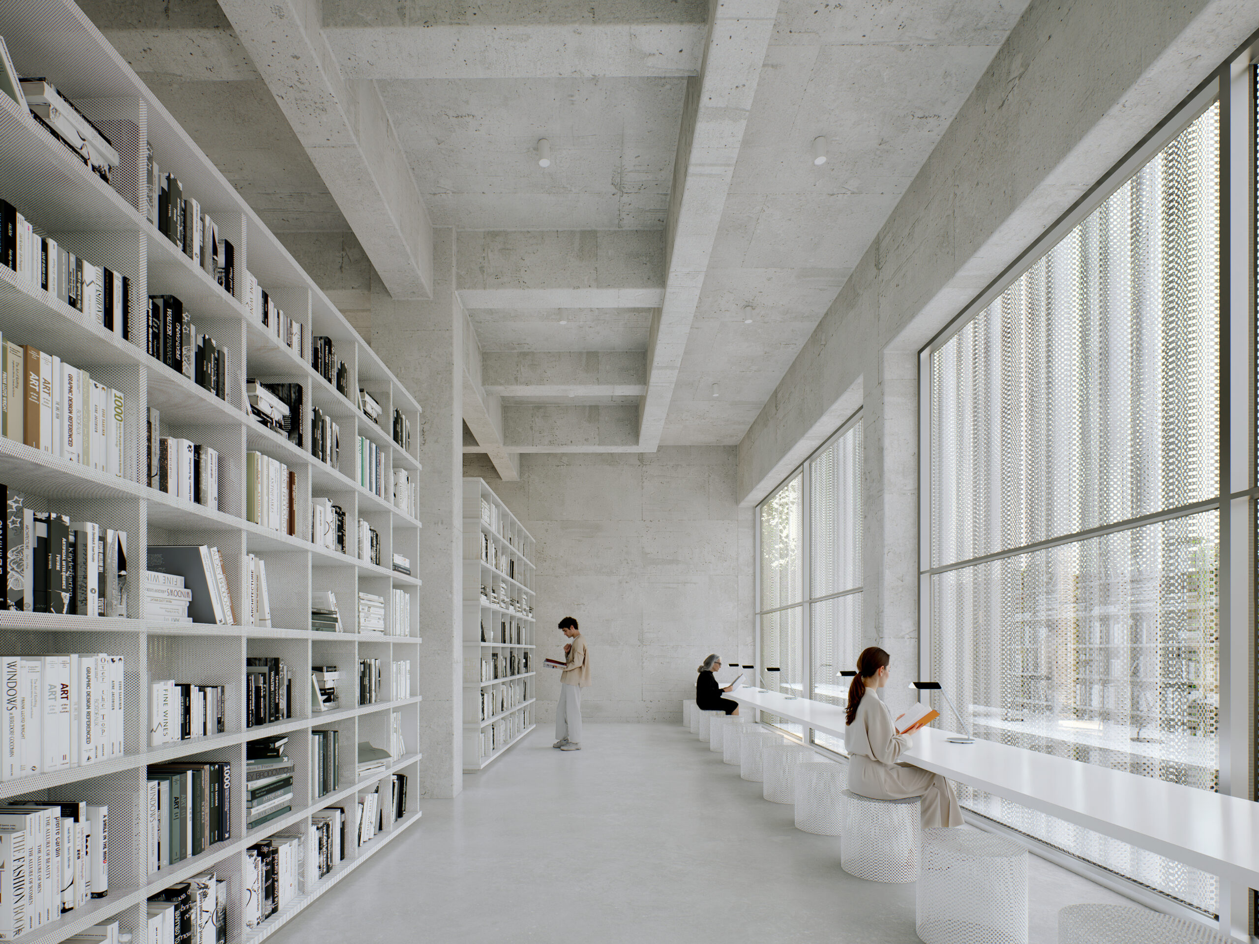 Christo and Jeanne Claude Center library in Gabrovo, made by Simple Architecture